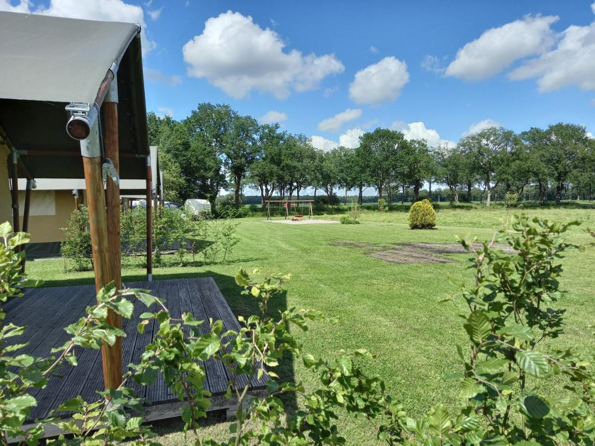 Comfort Safaritent 6 Pers En Mini Camping Zwiggelte Eksteriør billede