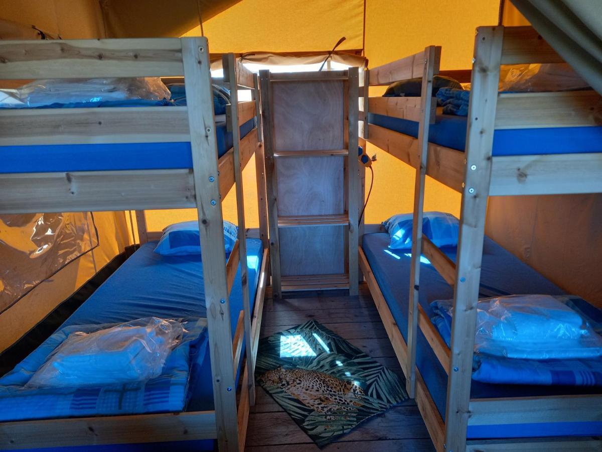 Comfort Safaritent 6 Pers En Mini Camping Zwiggelte Eksteriør billede